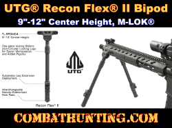 UTG® Recon Flex II Bipod 9"-12" Center Height M-LOK®