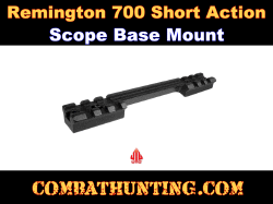 UTG Scope Mount for Remington 700 Short Action Rifle Steel Black 