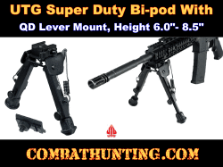 UTG Bipod Super Duty Op Bi-pod QD Lever Lock 6.0"- 8.5"