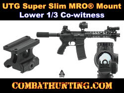 UTG Super Slim MRO Mount, Lower 1/3 Co-witness