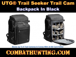 UTG Trail Seeker Trail Cam Backpack Black