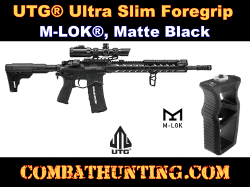 UTG Ultra Slim Foregrip M-LOK Matte Black