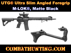 UTG Ultra Slim Angled Foregrip M-LOK Matte Black
