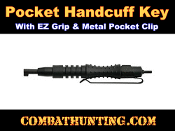 Universal Pocket Handcuff Key With Metal Pocket Clip