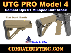 UTG PRO AR15 Ops Ready S1 Mil-spec Stock FDE