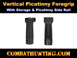 Vertical Picatinny Foregrip With Storage