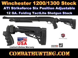 Winchester 1200/1300 Stock Strikeforce Six Position Adjustable Side Folding TactLite Shotgun Stock