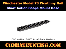 Winchester 70 Short Action Scope Mount Base Weaver/Picatinny