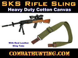 SKS Rifle Sling Military Issue Style