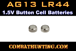 AG13 LR44 Alkaline Button Cell  Batteries 2 Pack