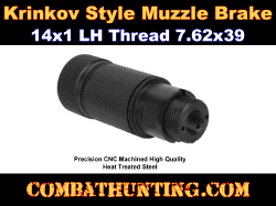 Krinkov Muzzle Brake 14x1 LH Thread 7.62x39