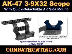 AK-47 Scope KIT 3-9X32 With AK QD Side Mount