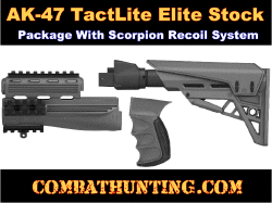 AK-47 TactLite Elite Stock Package With AK-47 Stock, Grip, Forend
