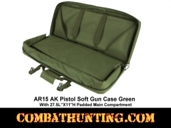 AR15 AK Pistol Soft Gun Case 28" Green