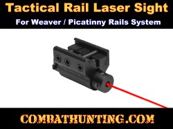 Tactical Red Laser Sight With Weaver Mount