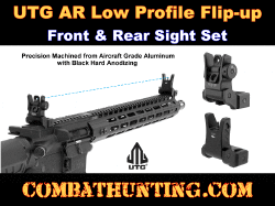 UTG Low Profile Flip-up Front & Rear Sight Kit