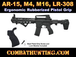 AR-15 A2 Pistol Grip With Storage Compartment Ergonomic