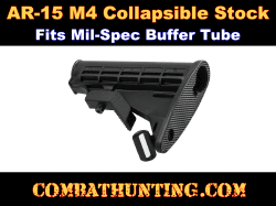 AR15/M4 Carbine Stock Mil-Spec Collapsible Stock