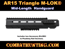 AR15 Triangle M-LOK Handguard Mid-Length