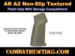 AR-15 A2 Pistol Grip FDE/Tan With Storage