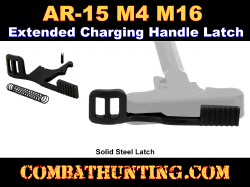 AR-15 Extended Charging Handle Latch Steel