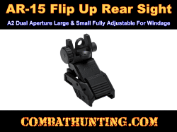 AR-15 Flip Up Rear Sight
