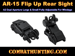 AR-15 Flip Up Rear Sight