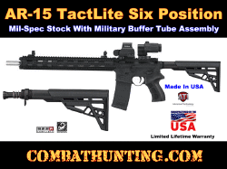 AR-15 Mil-Spec Stock & Buffer Tube Assembly KIt Package ATI TactLite
