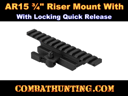 AR-15 Picatinny Rail Riser 3/4"-.75"