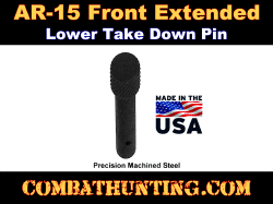AR-15 Extended Takedown Pin Front