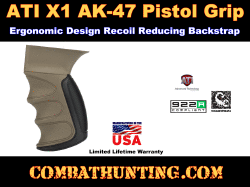 ATI AK-47 Pistol Grip X1 Recoil Reducing Grip FDE