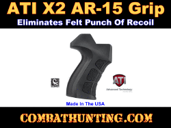 AR-15 AR-10 X2 Recoil Reducing Pistol Grip Black