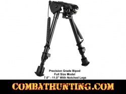 NcStar Precision Grade Rifle Bipod Full Size 7 to 11 inches 3 Adaptors