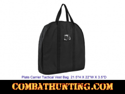 Plate Carrier Tactical Vest Bag Black