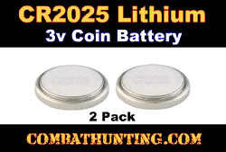 CR2025 Lithium Coin Batteries  QTY2