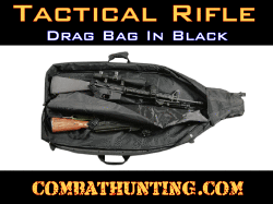 Sniper Rifle Drag Bag Black Black