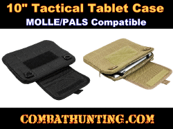 Vism 10in Tactical Tablet Case Black MOLLE