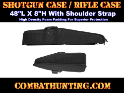 Shotgun Case Rifle Case 48"L X 8"H Color Black