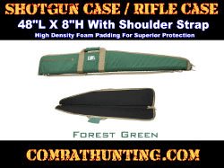 Shotgun Case Rifle Case 48"L X 8"H Color Forest Green
