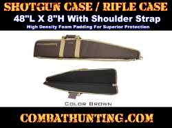 Lee Enfield Rifle Gun Case 48"L X 8"H Color Brown