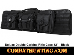 Double Carbine Rifle Case 42 Inches Black
