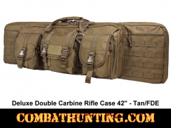 Double Carbine Rifle Case 42 Inches Tan/FDE