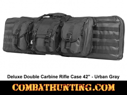 Double Carbine Rifle Case 42 Inches Urban Gray