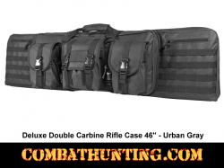 Double Tactical Rifle Case 46 Inches Urban Gray