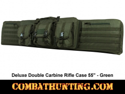 Double Tactical Rifle Case 55 Inches Green