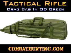 Sniper Rifle Drag Bag OD Green 46" L X 10" H