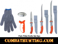 Fish Fillet Knife Set 6pc