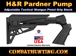 H&R Pardner Pump Pistol Grip Stock Six Position Adjustable