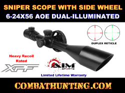 XPF 6-24X50 Rifle Scope Dual Illuminated Duplex Reticle