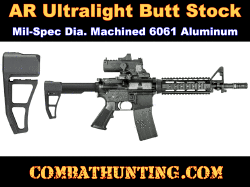 AR-15 Ultralight Butt Stock Micro Battle Stock Featureless